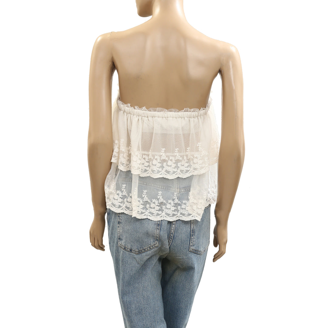 Free People Love You So Lace Tube Top