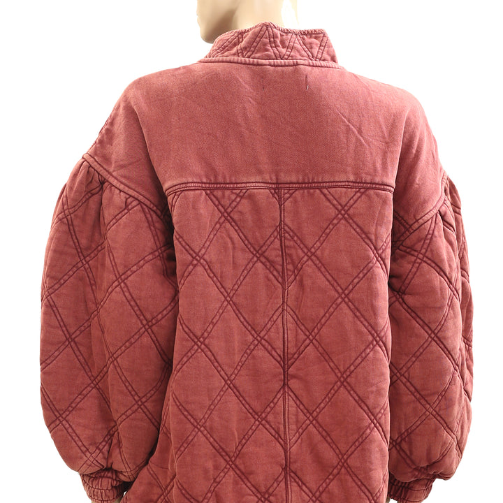 Free People Juno Quilted Jacket Top