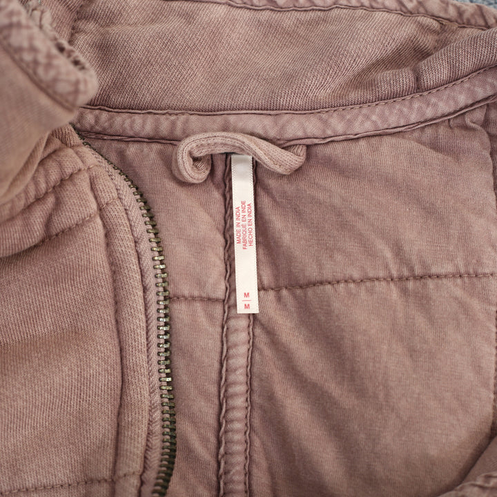 Free People Sports Rib Dolman Quilted Jacket Top