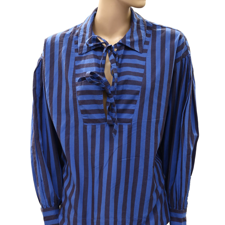 Damson Madder Anthropologie Floki Pyjama Shirt Top