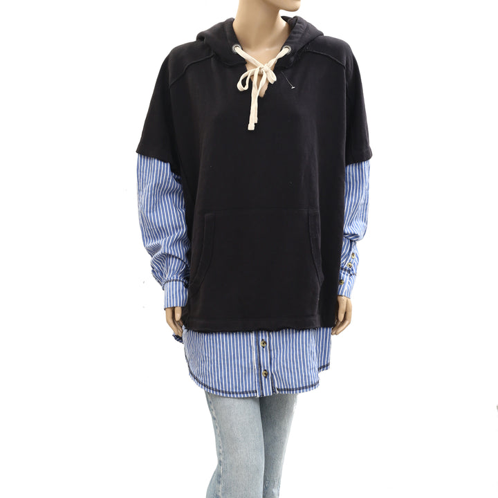 Free People We The Free Need You Twofer Hoodie Top