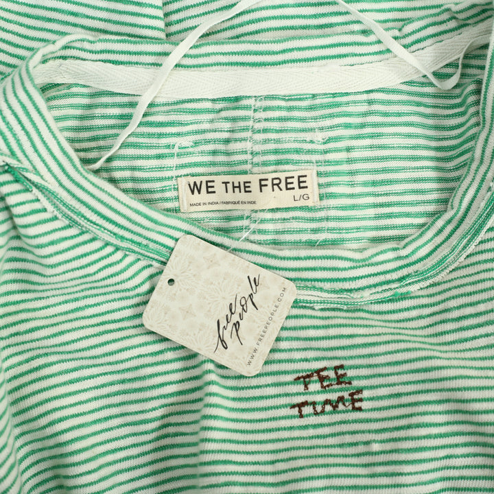 Free People We The Free Embroidered Camp Tee Tunic Top