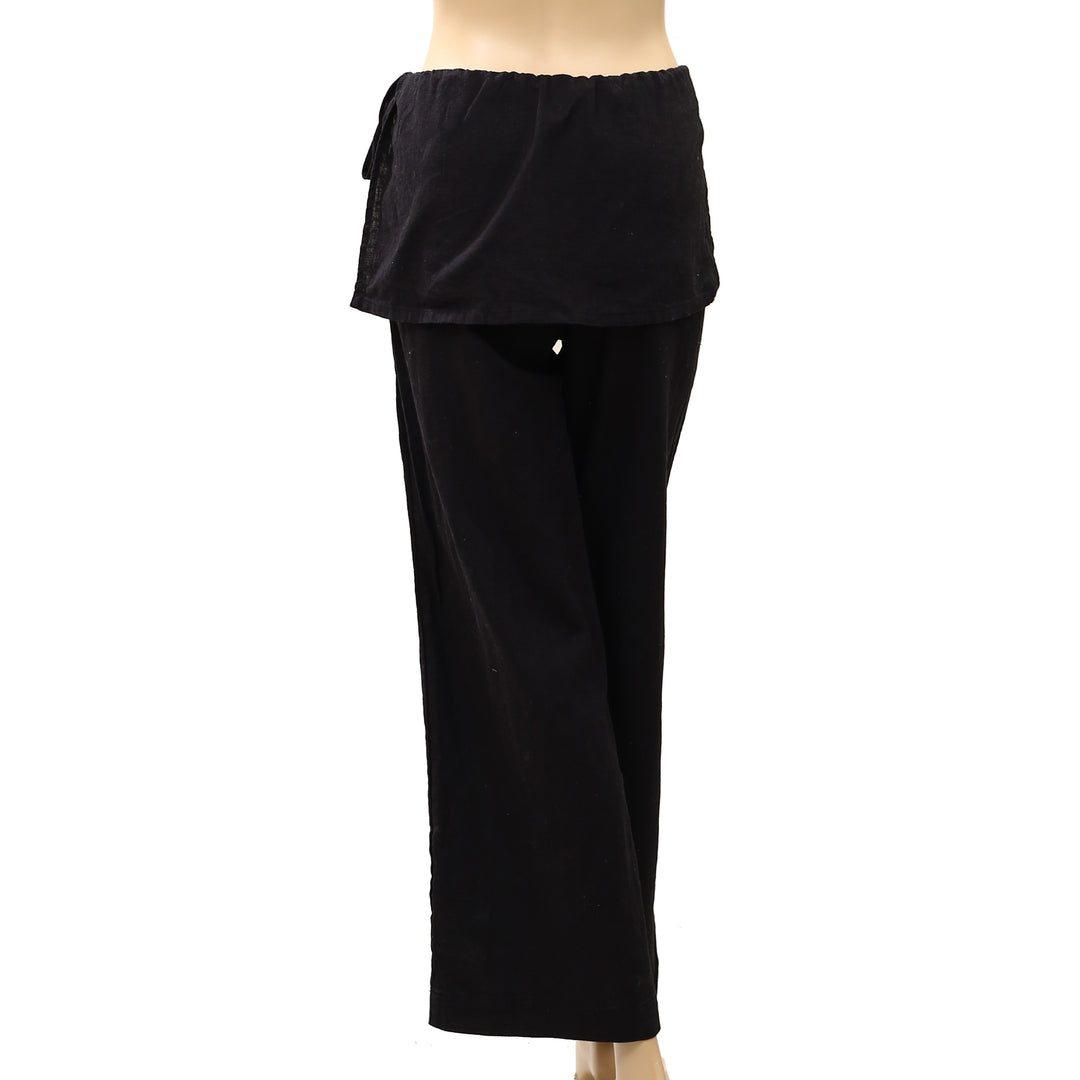 Free People Free Est Aqualuna Linen Skants