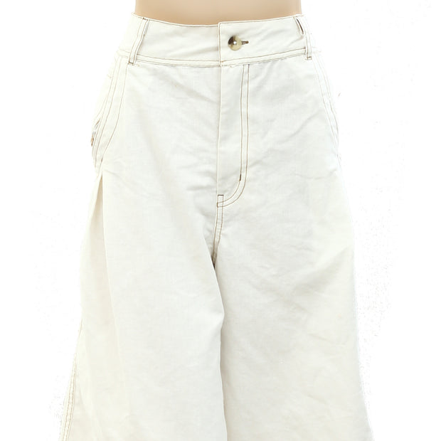 Free People Out Of Touch Extreme Wide-Leg Pants L