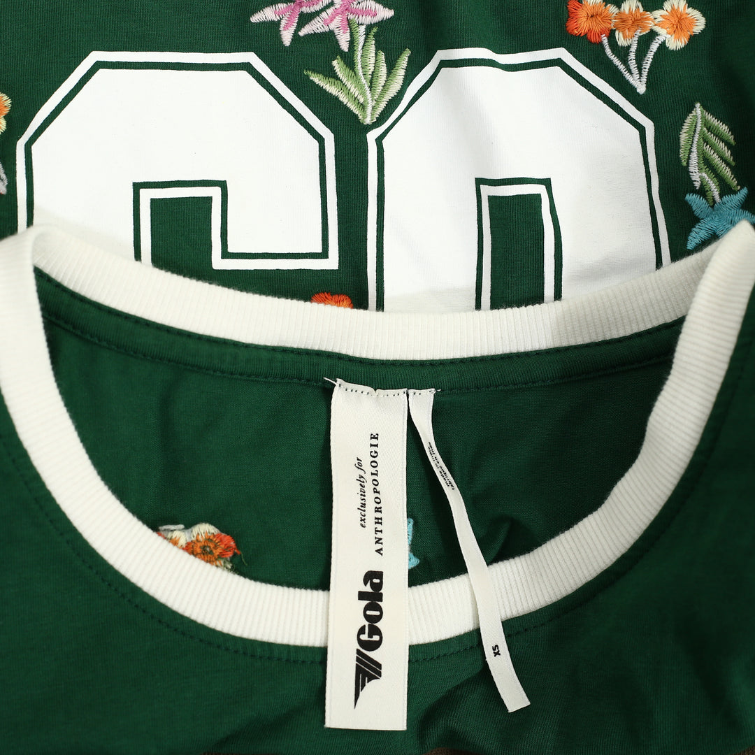 Gola x Anthropologie Runner Cropped Baby Tee Blouse Top