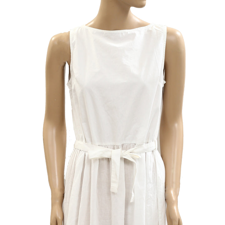 La Maregold White Tank Maxi Dress