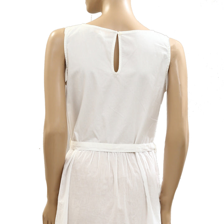 La Maregold White Tank Maxi Dress