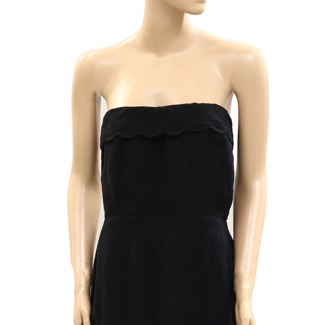 Anthropologie Black Tube Maxi Dress