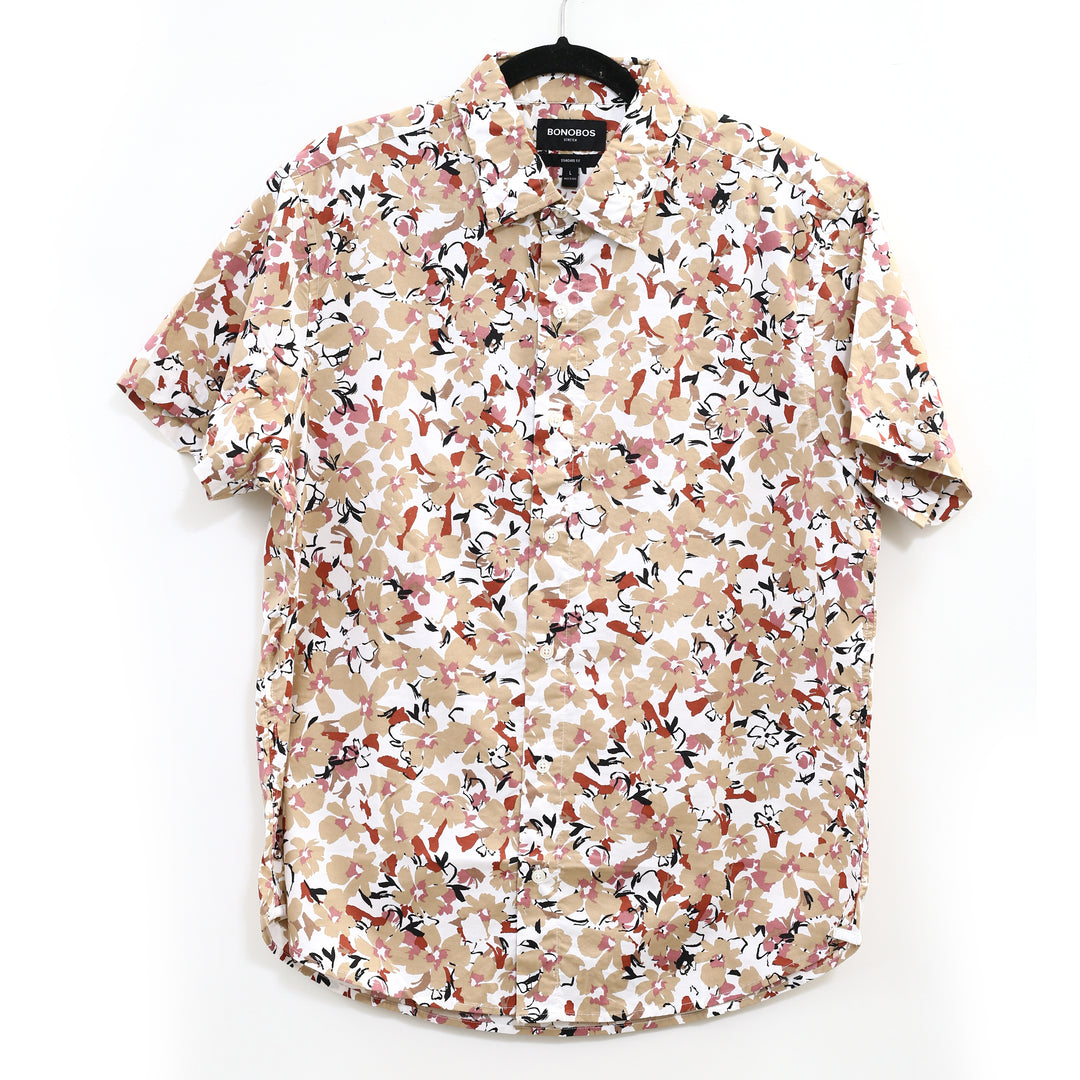 Bonobos Stretch Riviera Short Sleeve Men's Shirt
