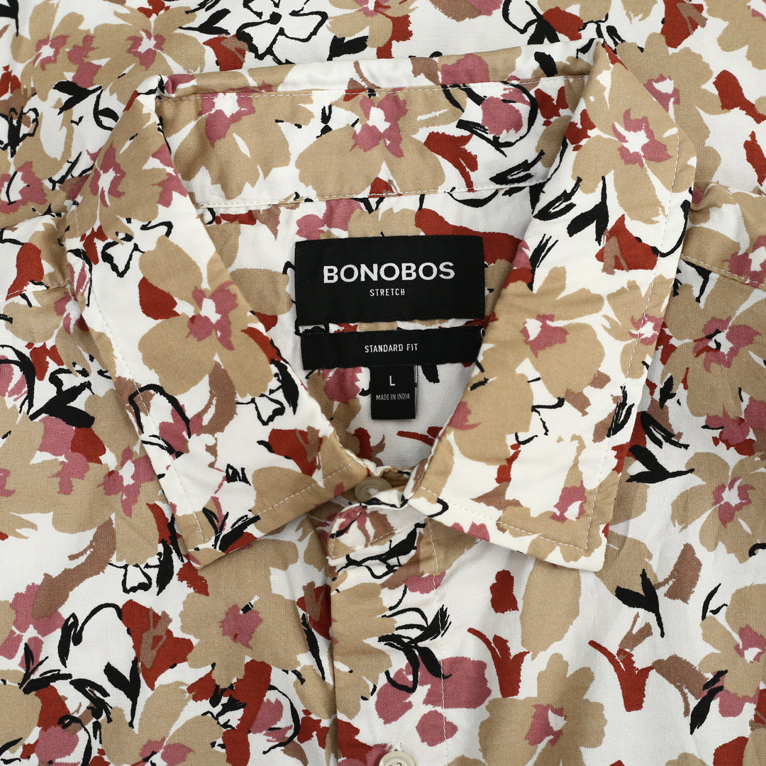Bonobos Stretch Riviera Short Sleeve Men's Shirt