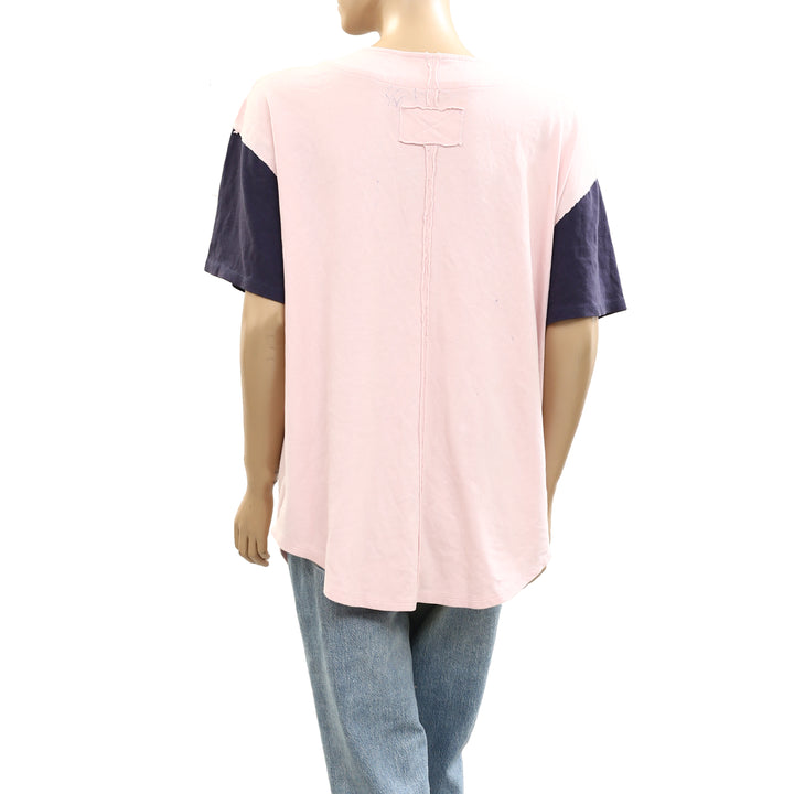 Free People We The Free Homerun Tee Shirt Top