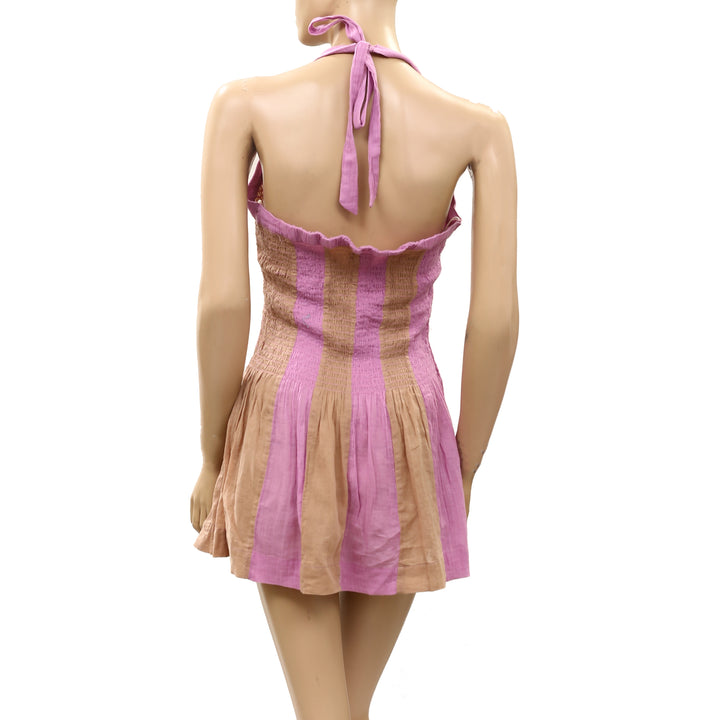 Free People Free-Est Solene Cotton Smocked Tunic Mini Dress