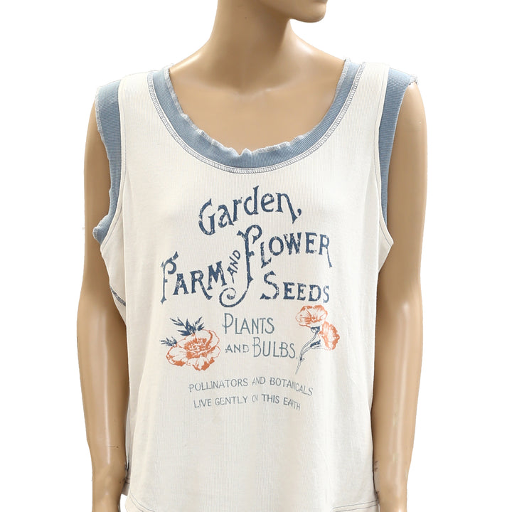 Anthropologie Pilcro Colorblock Muscle Tank Blouse Top