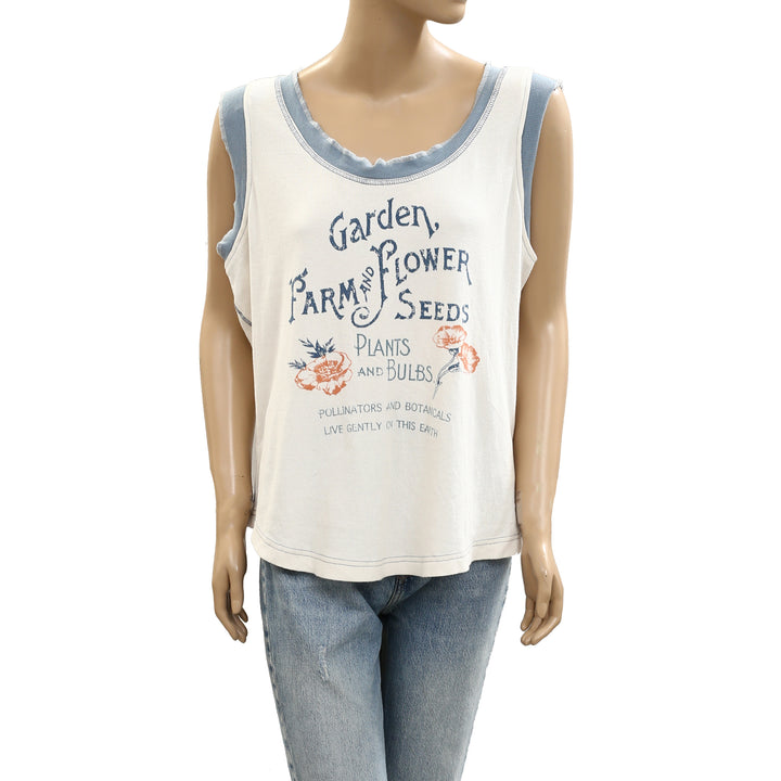 Anthropologie Pilcro Colorblock Muscle Tank Blouse Top