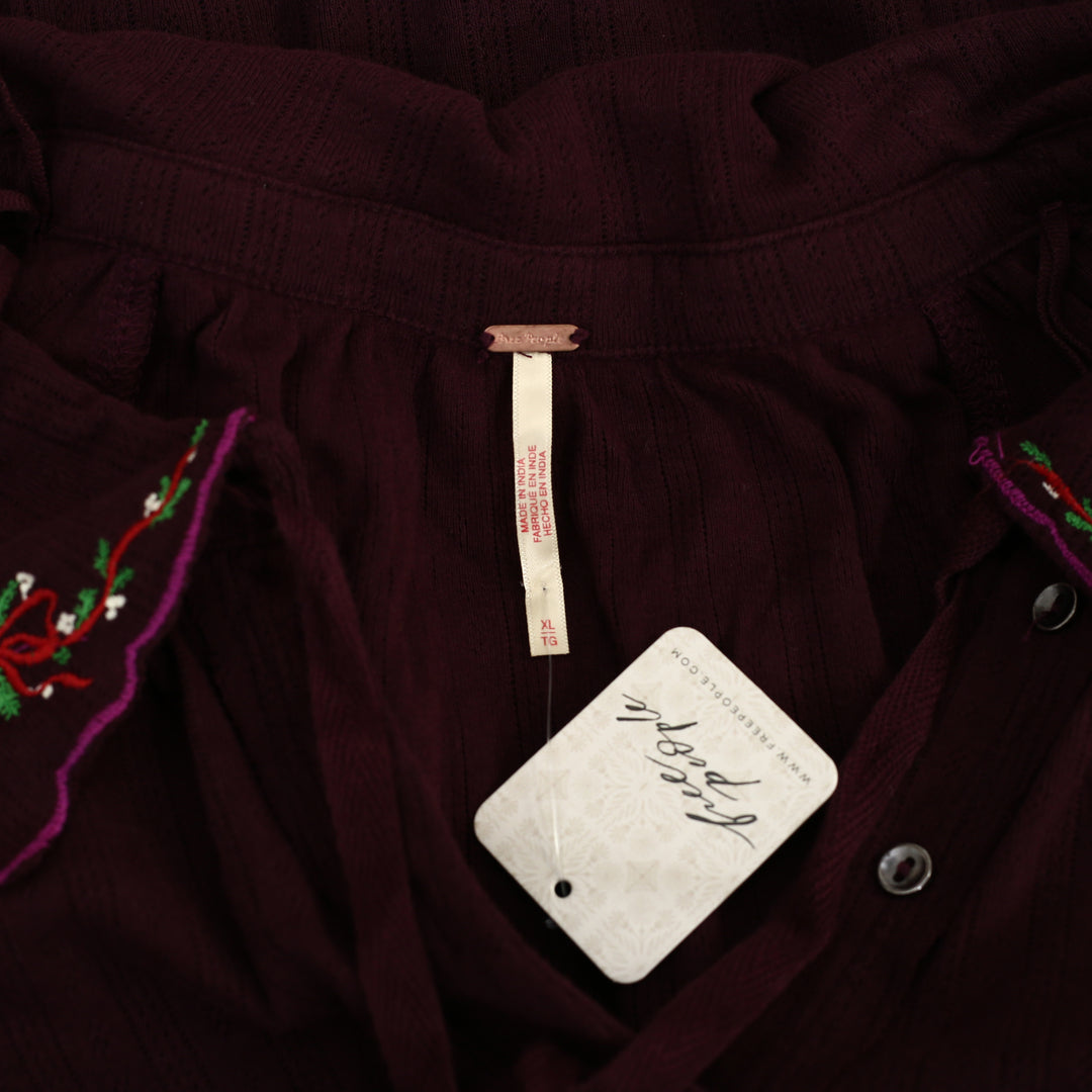 Free People Juniper Long Sleeve Cardi Top