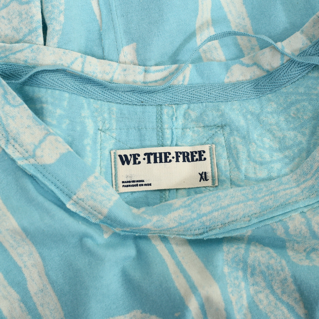 Free People We The Free Ellen Printed Long-Sleeve Tee Tunic Top