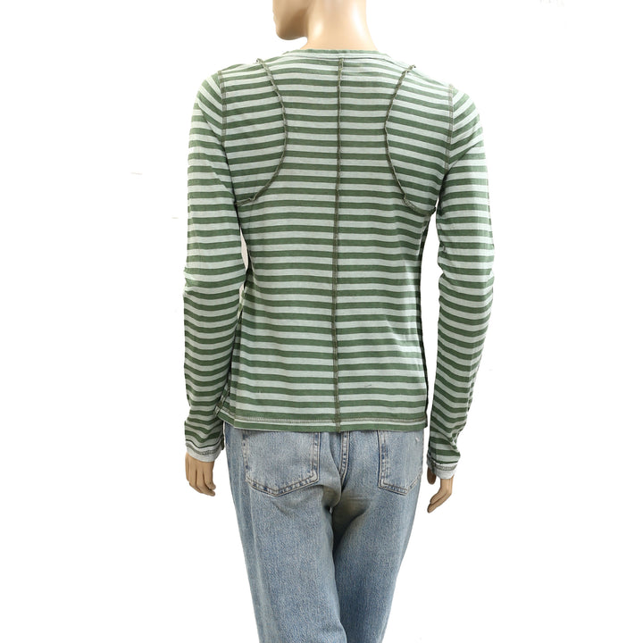 Anthropologie Pilcro The Teddy Tissue Tee Top