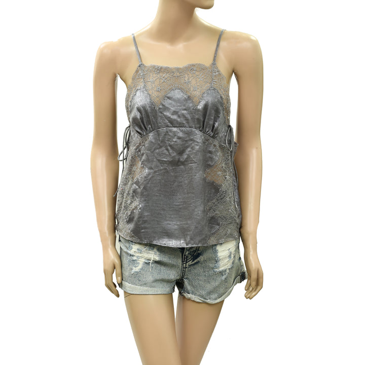 Intimately Free People Shimmer On Cami Blouse Top
