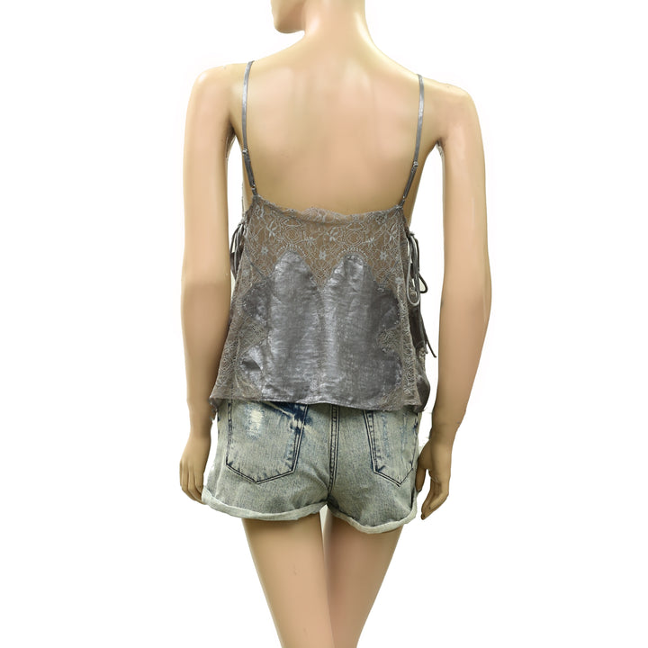 Intimately Free People Shimmer On Cami Blouse Top