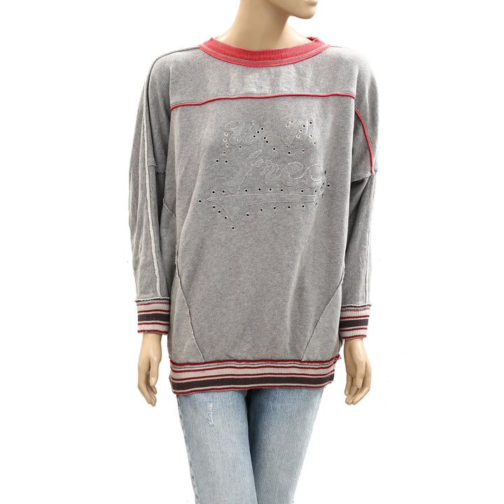 Free People We The Free Stud Pullover Top