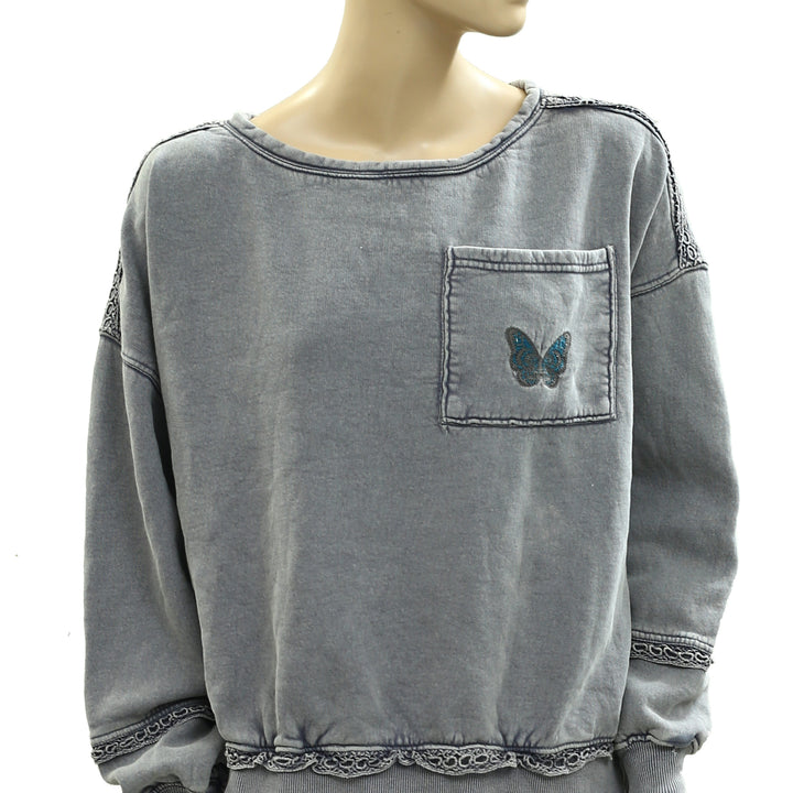 Free People Golden Hour Sweatshirt Top