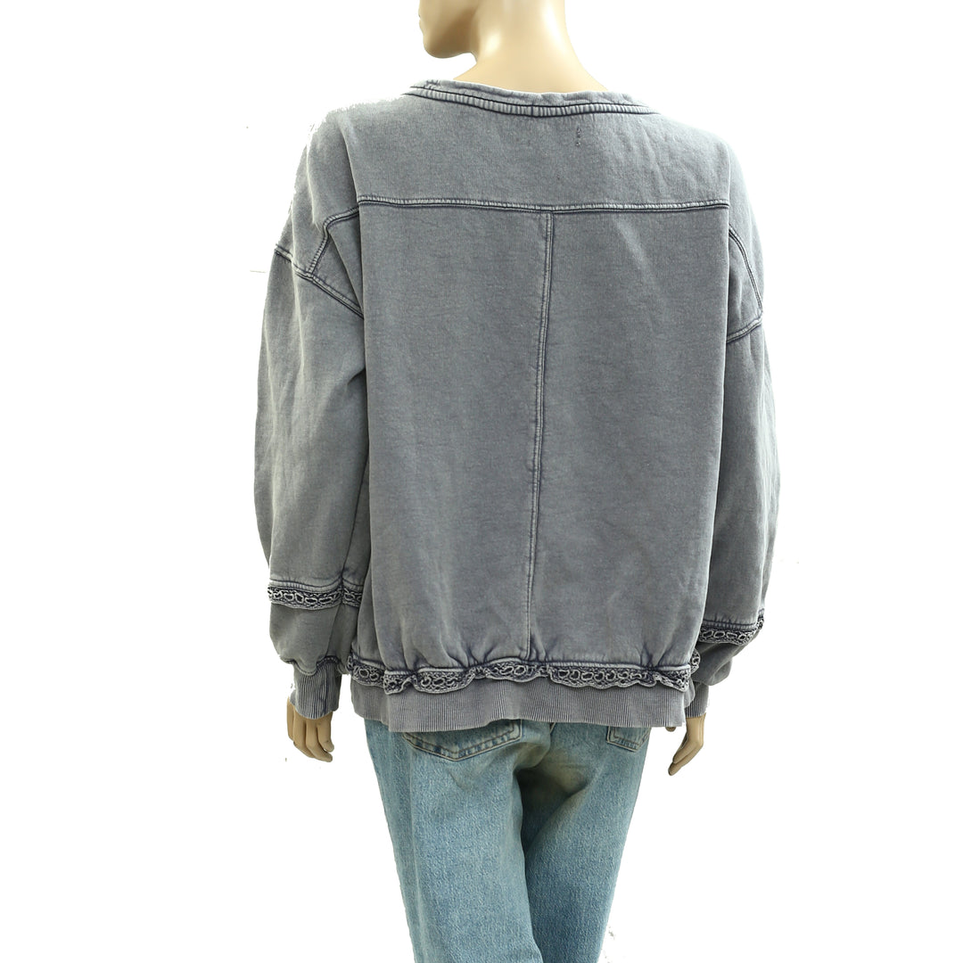 Free People Golden Hour Sweatshirt Top