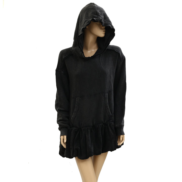 Free People Rainy Day Hoodie Mini Dress