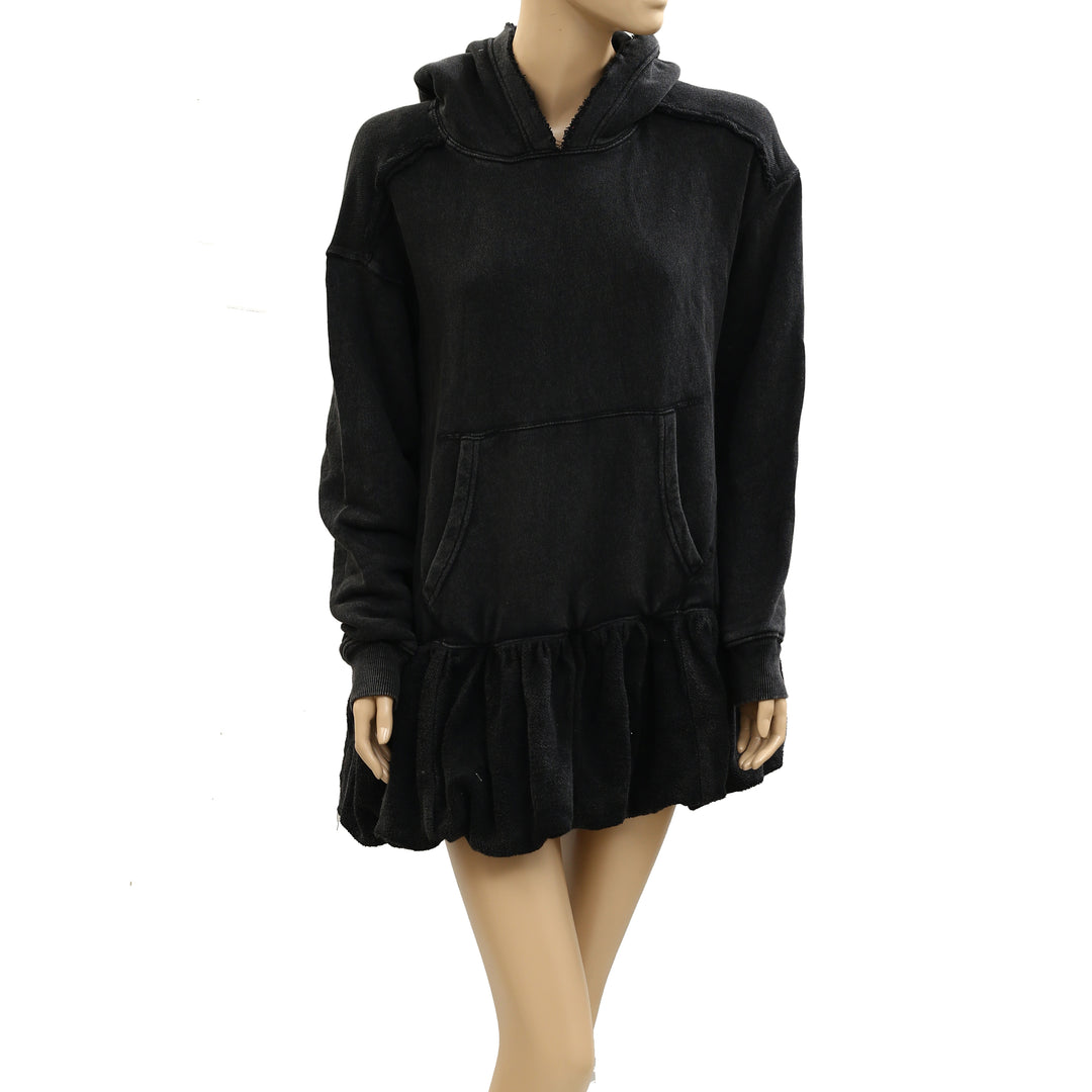 Free People Rainy Day Hoodie Mini Dress