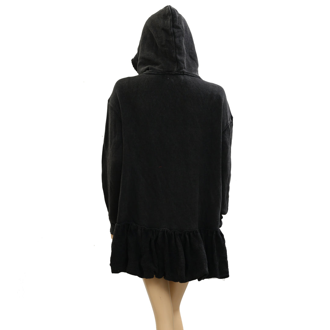 Free People Rainy Day Hoodie Mini Dress