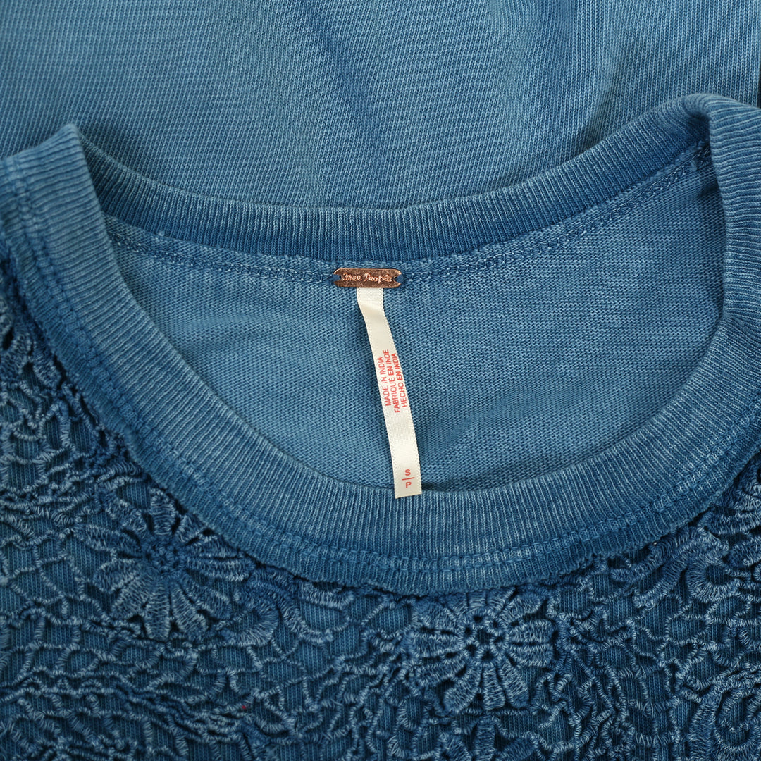 Free People Lavender Fields Mini Shift Dress