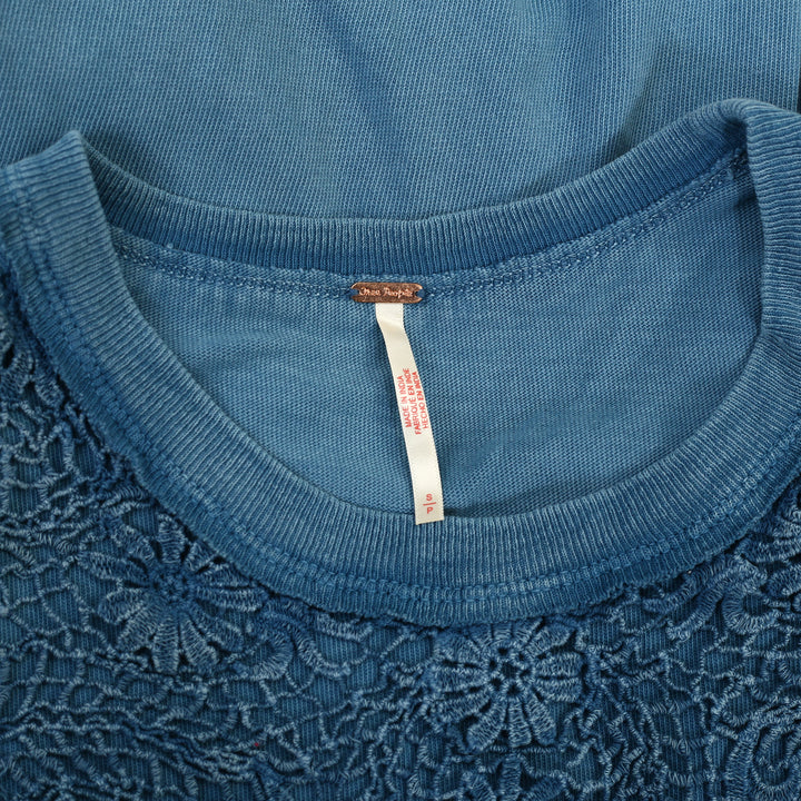 Free People Lavender Fields Mini Shift Dress