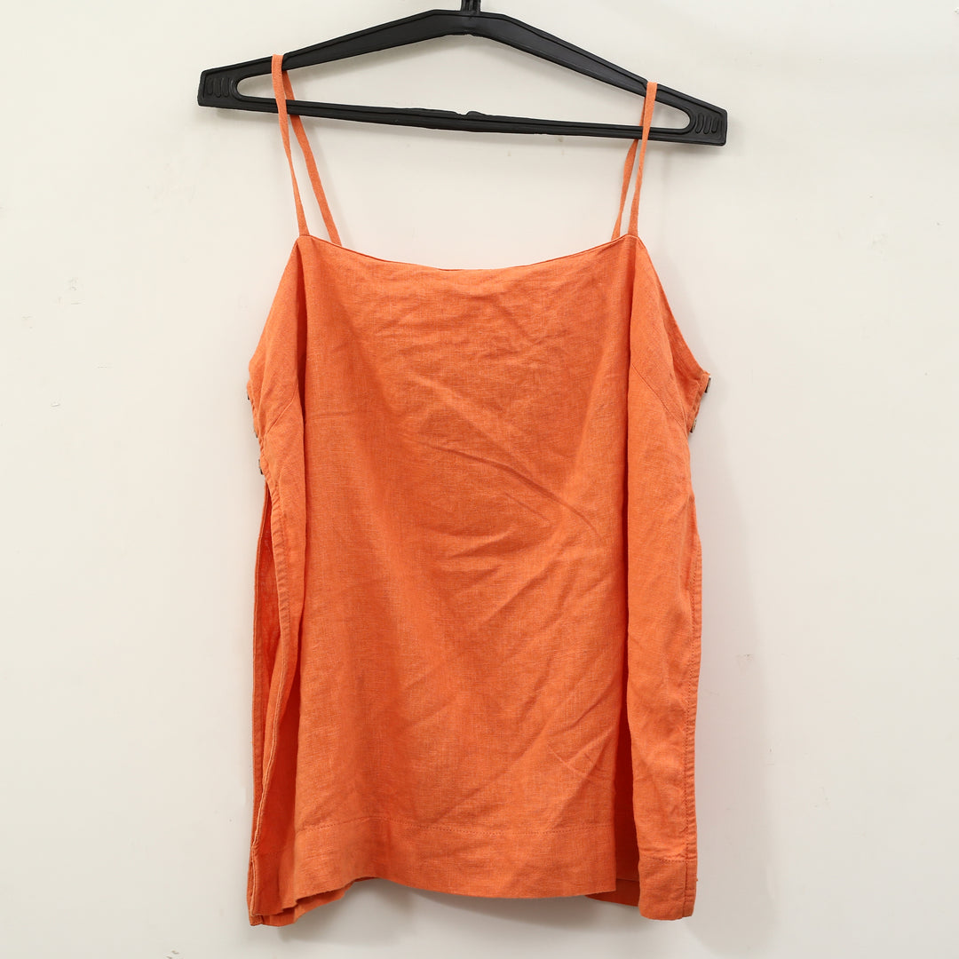 Free People Free-Est Sightseer Linen Tank Tunic Top