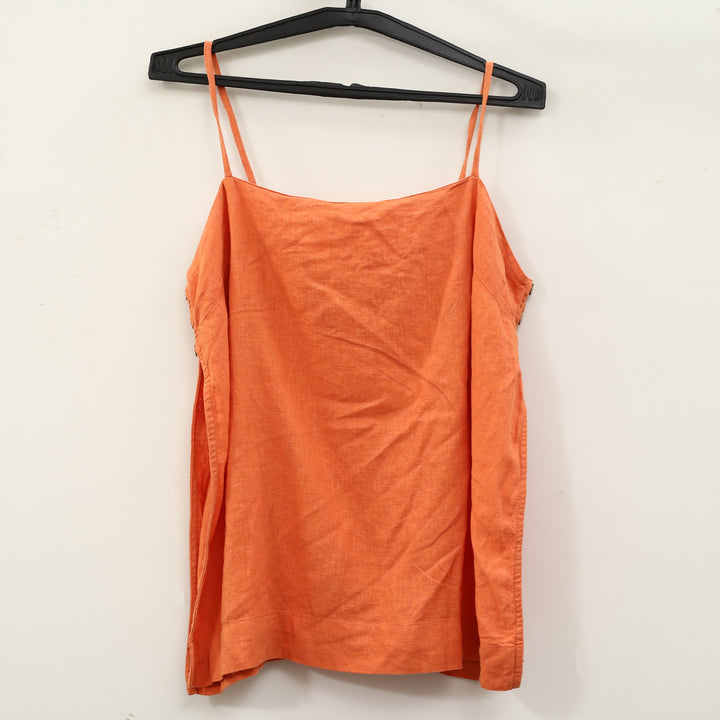 Free People Free-Est Sightseer Linen Tank Tunic Top