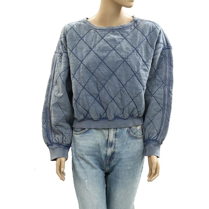 Free People We The Free Mirage Pullover Sweatshirt Top