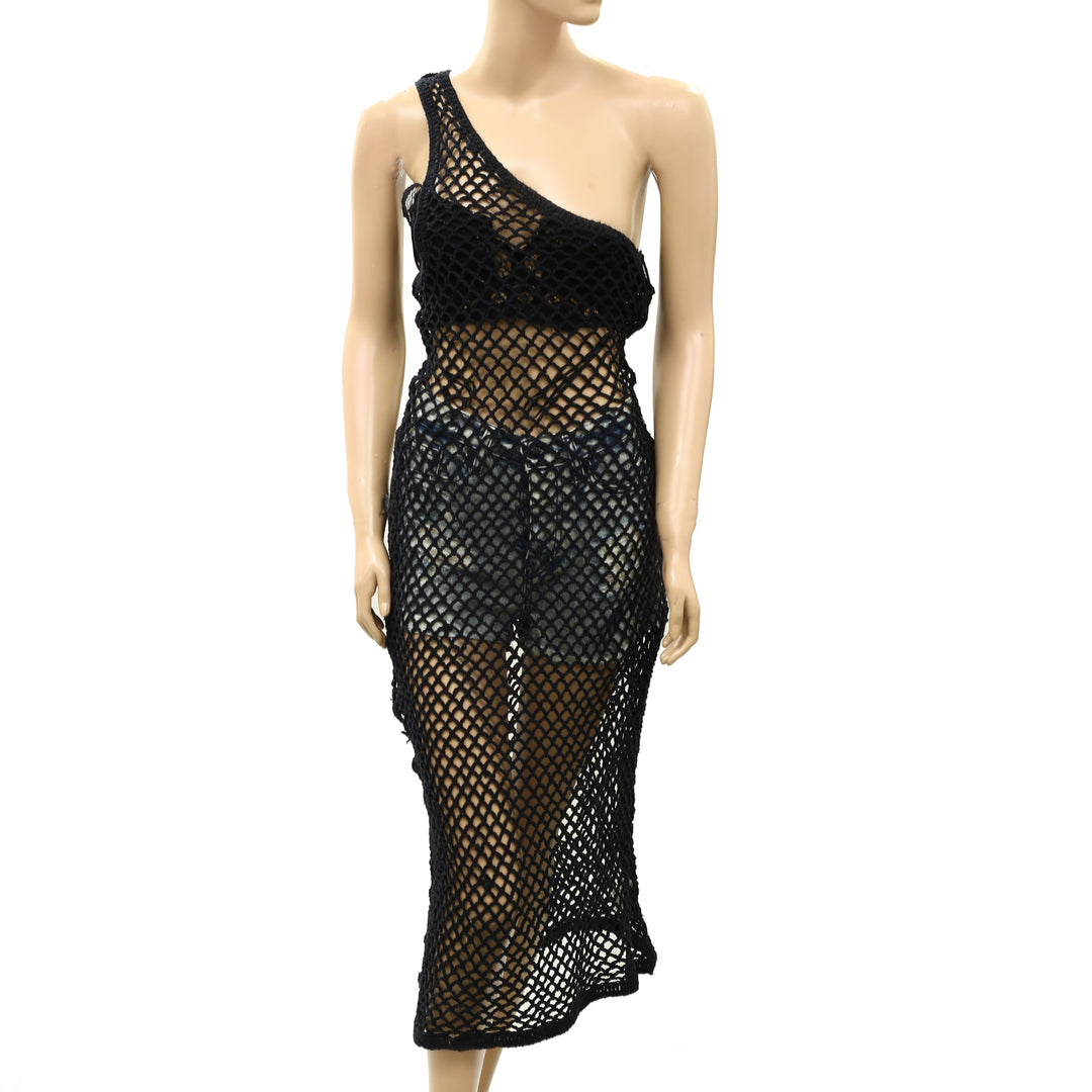 Free People FP Beach Catch Me Fauxchet Midi Dress