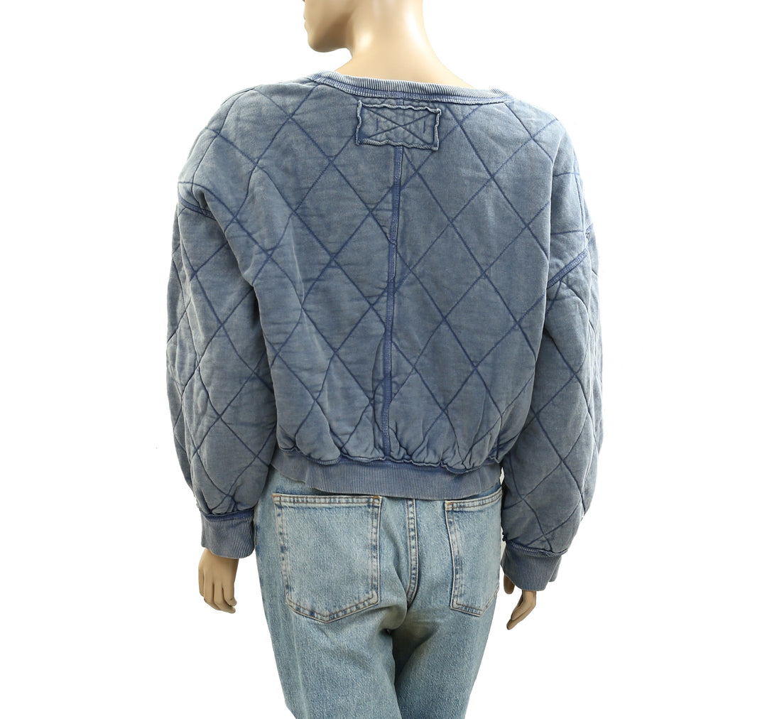 Free People We The Free Mirage Pullover Sweatshirt Top