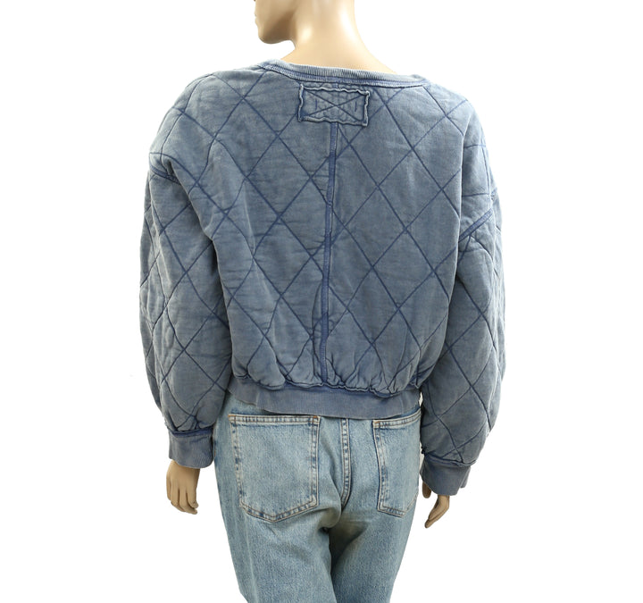 Free People We The Free Mirage Pullover Sweatshirt Top