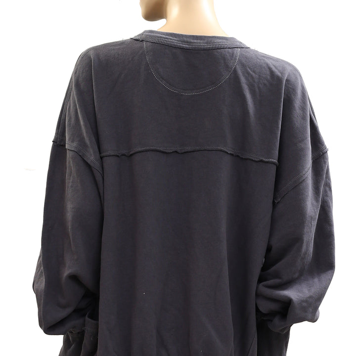 Free People We The Free Dicey Sweatshirt Top