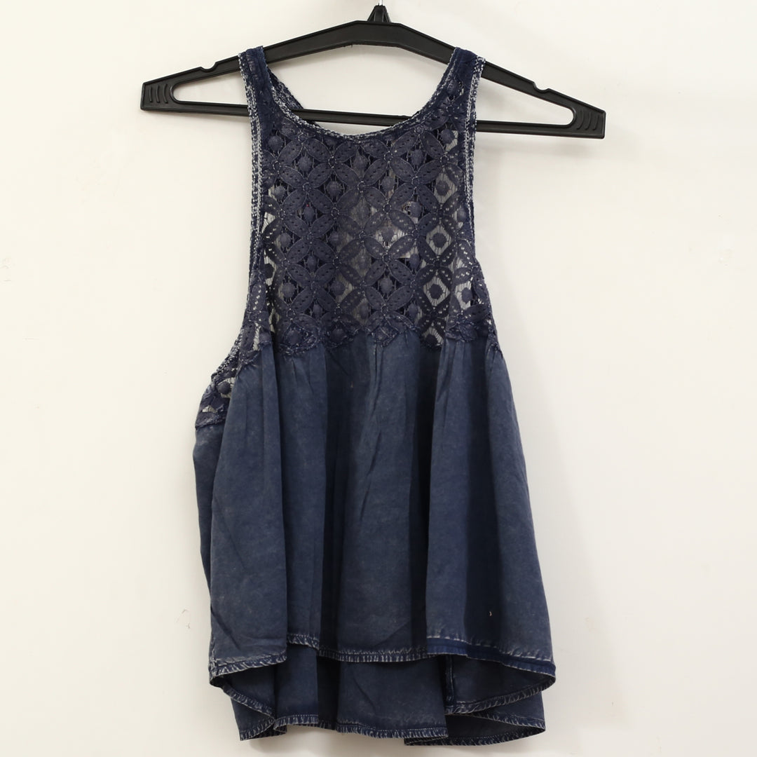 Free People Wandering Light Blouse Top
