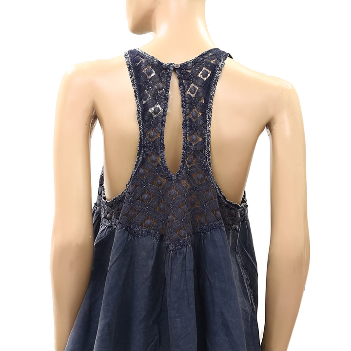 Free People Wandering Light Blouse Top
