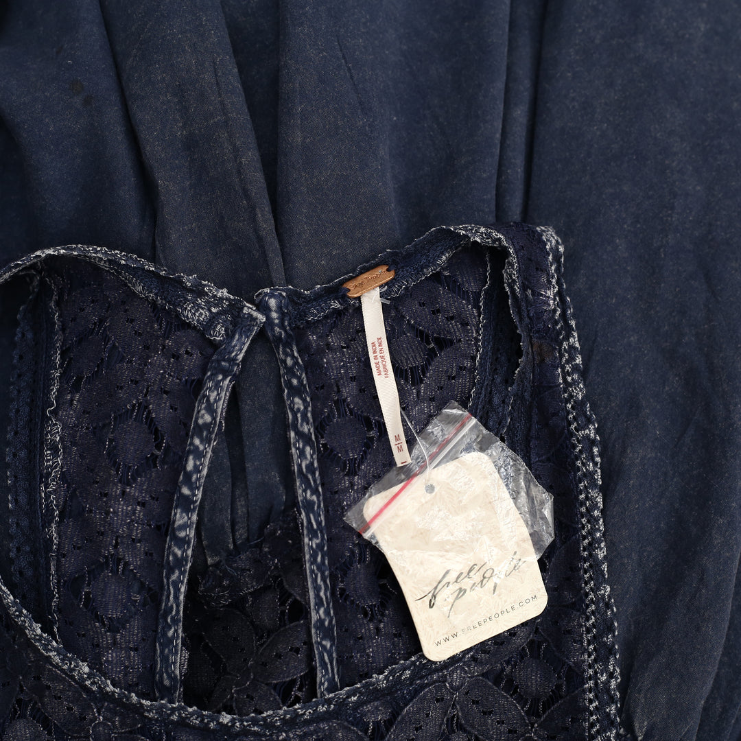 Free People Wandering Light Blouse Top