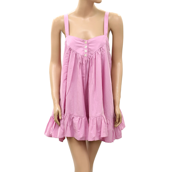 Free People Free-Est Heart Eyes Cotton Mini Dress