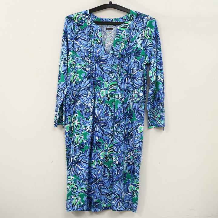 Lilly Pulitzer Floral Printed Long Sleeve Mini Dress