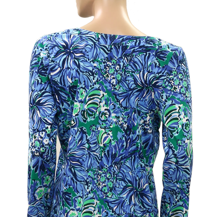 Lilly Pulitzer Floral Printed Long Sleeve Mini Dress