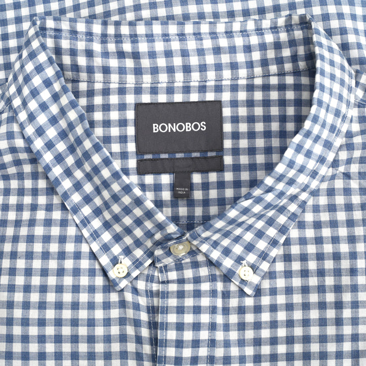 Bonobos Plaid Long Sleeve Print Buttondown Men's Shirt