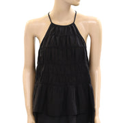 Anthropologie Pilcro Smocked Sleeveless Camisole Tank Top