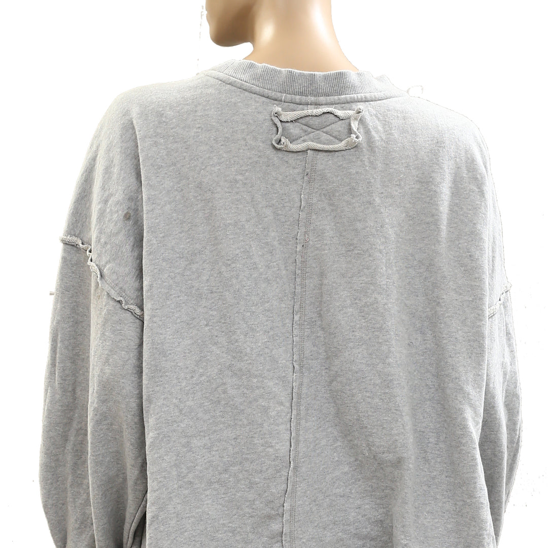 Free People We The Free Solid Sweatshirt Top