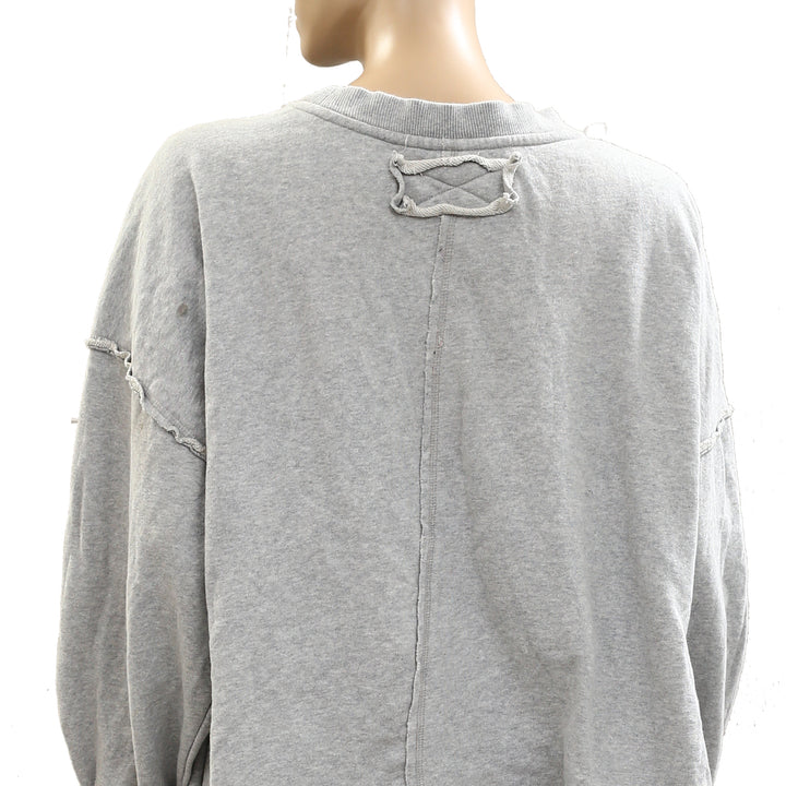 Free People We The Free Solid Sweatshirt Top