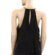 Anthropologie Pilcro Smocked Sleeveless Camisole Tank Top