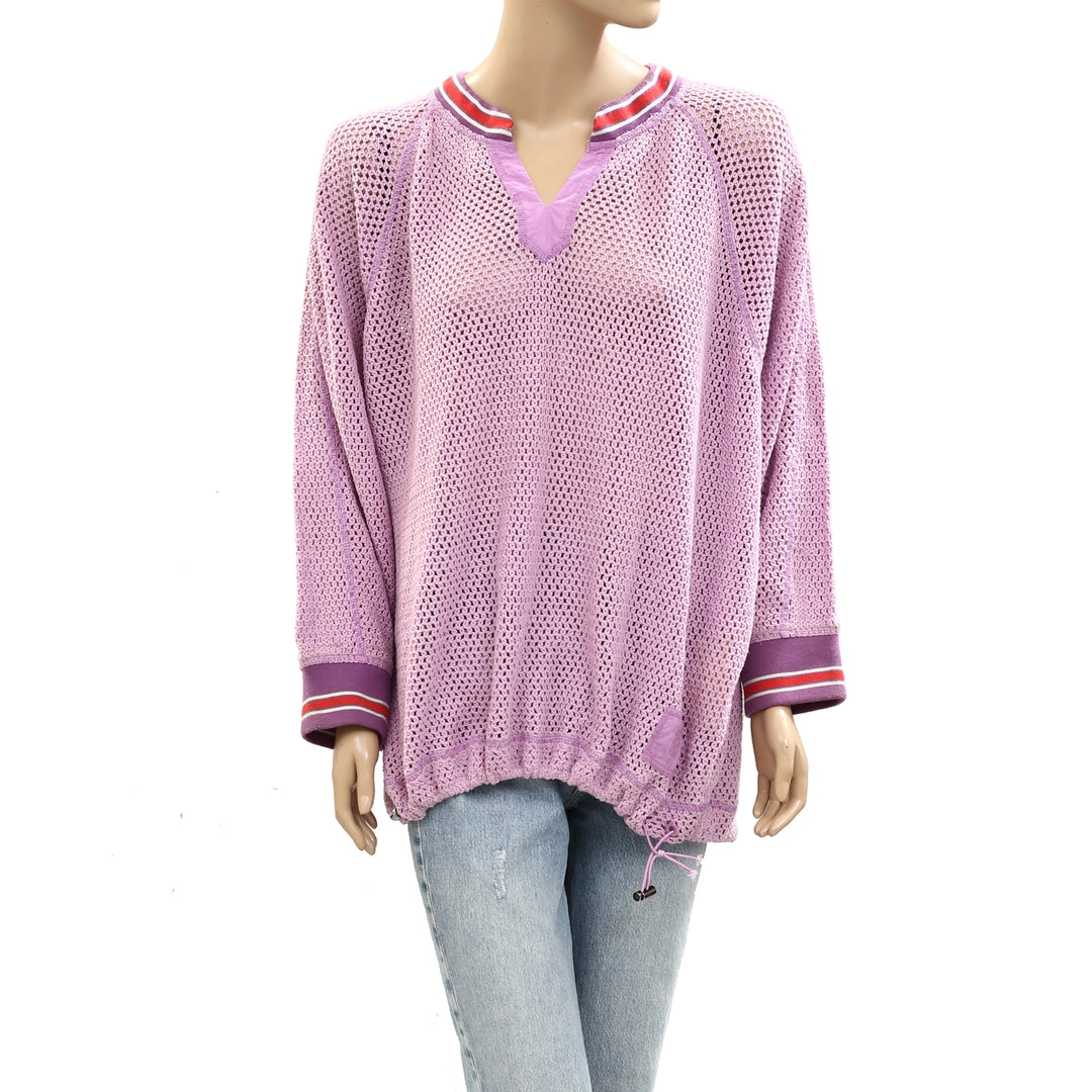 Free People FP Movement Tailgate Layer Blouse Top